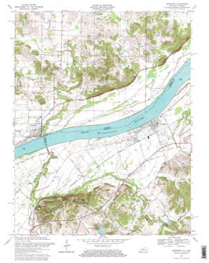 Lewisport USGS topographic map 37086h8