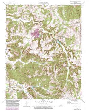Kirkmansville USGS topographic map 37087a2