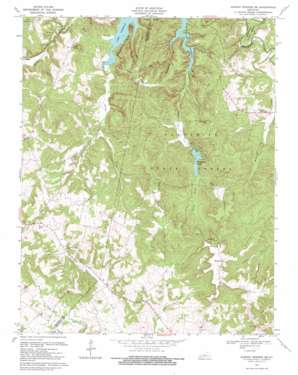 Dawson Springs SW USGS topographic map 37087a6