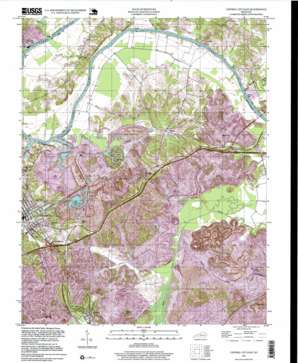 Central City East USGS topographic map 37087c1