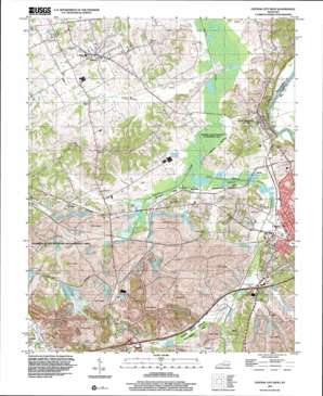 Central City West USGS topographic map 37087c2