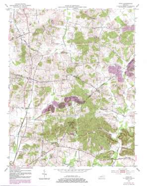 Evansville USGS topographic map 37087e1