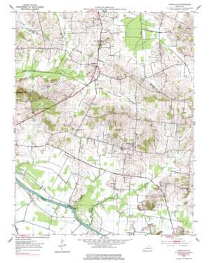 Glenville USGS topographic map 37087e2