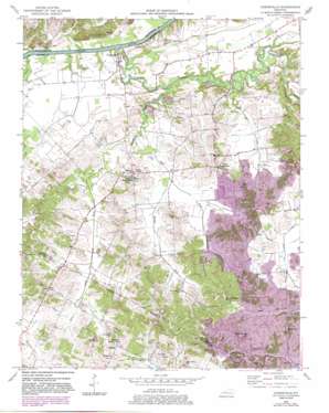 Curdsville USGS topographic map 37087f3