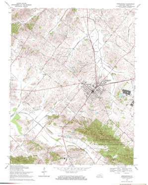 Morganfield USGS topographic map 37087f8