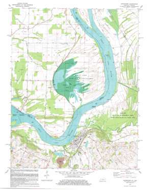 Uniontown USGS topographic map 37087g8