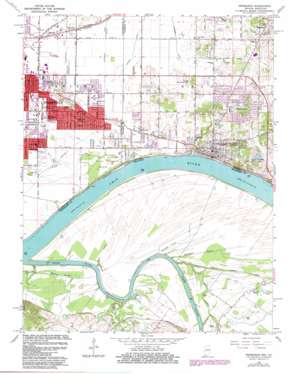 Spottsville USGS topographic map 37087h4