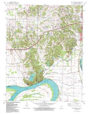 West Franklin topo map