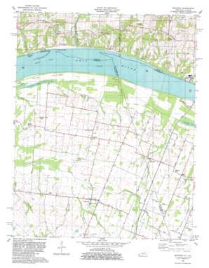Bandana USGS topographic map 37088b8