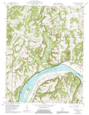 Shetlerville topo map
