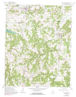 Creal Springs USGS topographic map 37088e7