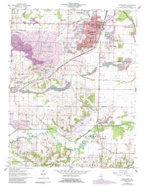 Harrisburg USGS topographic map 37088f5