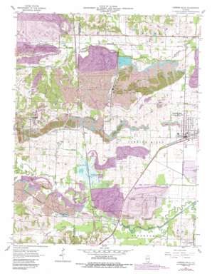 Carrier Mills USGS topographic map 37088f6
