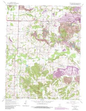 Crab Orchard USGS topographic map 37088f7