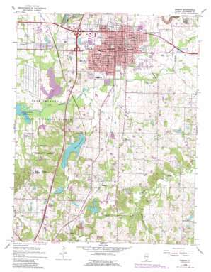 Marion USGS topographic map 37088f8