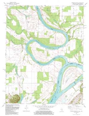 Wabash Island USGS topographic map 37088g1