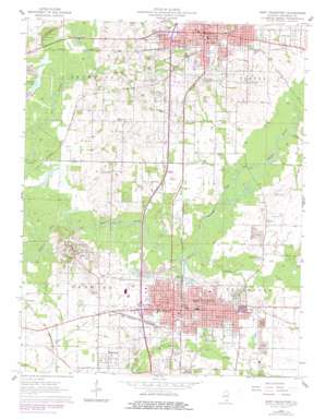 West Frankfort USGS topographic map 37088h8
