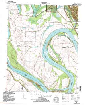 Cache USGS topographic map 37089a3