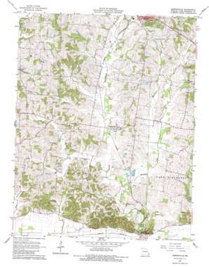 Gordonville topo map