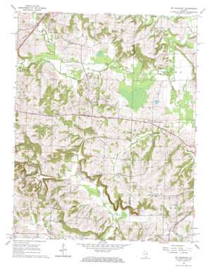 Mount Pleasant USGS topographic map 37089d1