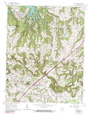 Lick Creek USGS topographic map 37089e1