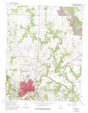 Murphysboro USGS topographic map 37089g3