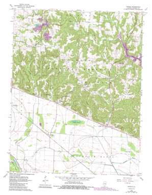 Raddle USGS topographic map 37089g5