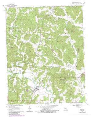 Zalma USGS topographic map 37090b1