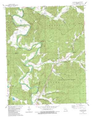 Coldwater topo map