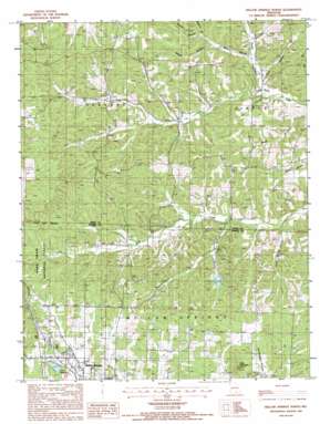 Willow Springs North topo map
