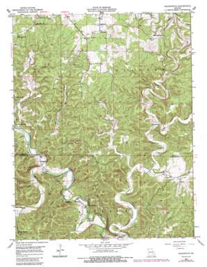 Cedar Grove topo map