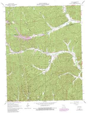 Oates USGS topographic map 37091e1
