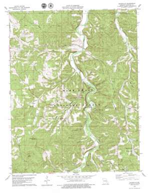 Davisville USGS topographic map 37091g2