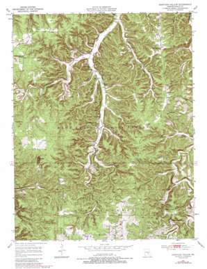 Kaintuck Hollow USGS topographic map 37091g8