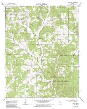 Cabool SW USGS topographic map 37092a2