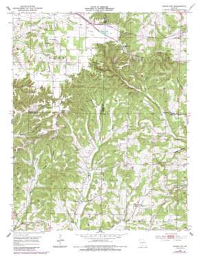 Cedar Gap USGS topographic map 37092a6