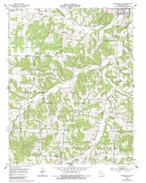 Mansfield NW USGS topographic map 37092b5
