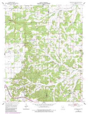 Mansfield Nw topo map