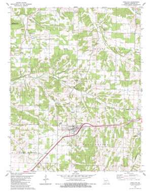 Fordland USGS topographic map 37092b8