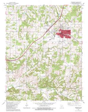 Marshfield USGS topographic map 37092c8