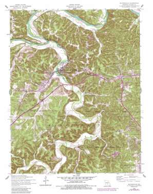 Waynesville USGS topographic map 37092g2