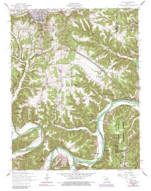 Dixon USGS topographic map 37092h1
