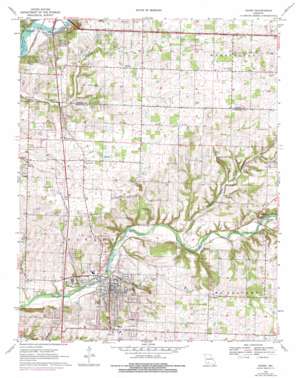 Ozark USGS topographic map 37093a2