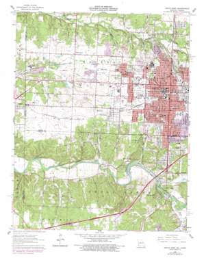 Joplin West topo map