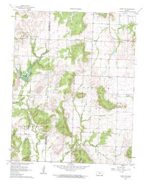 Caney Nw topo map