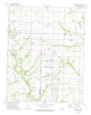 Parsons East topo map