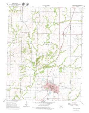 Cherryvale USGS topographic map 37095c5