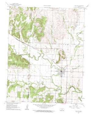 Buxton USGS topographic map 37095c8