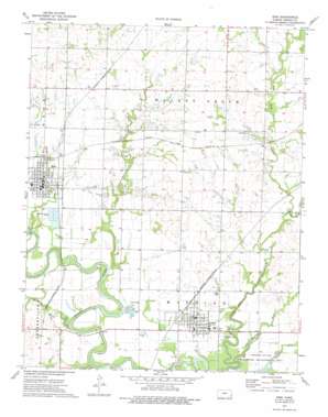 Erie USGS topographic map 37095e2