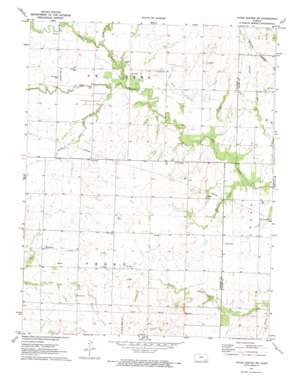 Yates Center SE USGS topographic map 37095g5